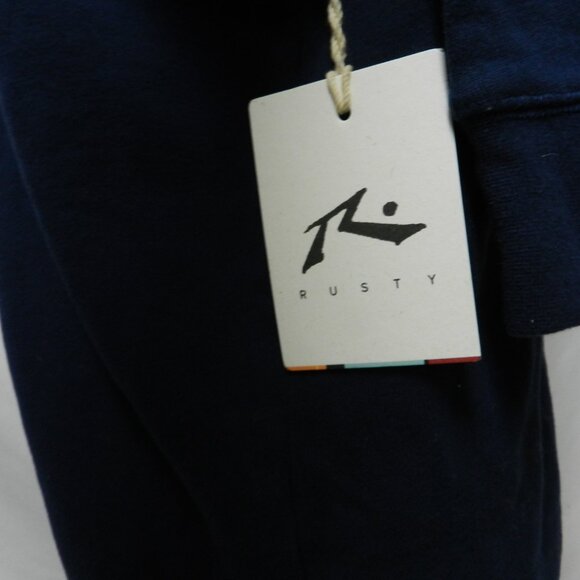 RUSTY Surfboards sweatshirt knit crew Fleece lined NEW NWT Size Sz Medium Md M - Picture 8 of 13